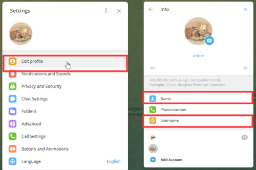 Hướng dẫn chi tiết cách đổi tên Telegram nhanh chóng