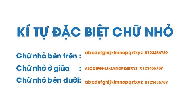Những Lưu Ý Khi Sử Dụng Kí Tự Đặc Biệt Chữ Nhỏ